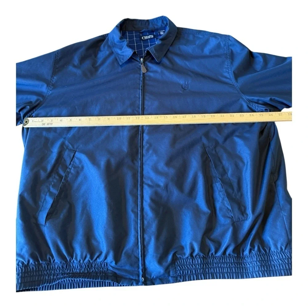 Chaps Men's  Blue Harrington Lightweight Jacket XXL